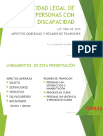 CAPACIDAD LEGAL DE LAS PERSONAS CON DISCAPACIDAD Por LEG