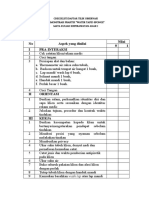 Checklist Daftar Tilik Osce Water Tapid Sponge