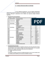 Chapitre V Analyse Dimensionnelle PDF