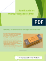 Familias de Los Microprocesadores Intel