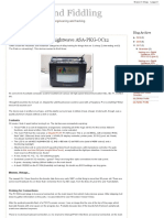 Tinkering and Fiddling - Hacking On A Digital Lightwave ASA-PKG-OC12 - Part 1 PDF