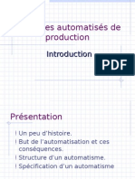 Introduction Aux Systèmes Automatisés de Production