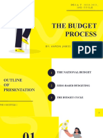 PrE 8 THE BUDGET PROCESS