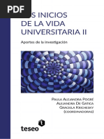 Los Inicios de La Vida Universitaria II