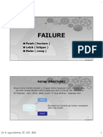 4.kegagalan (Failure) Bahan