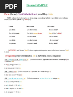 Present SIMPLE Vs Present Continuous - Teorie