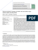 International Journal of Plasticity: Akhtar S. Khan, Christopher S. Meredith