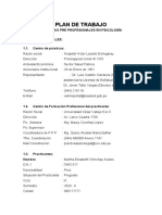 Plan Operativo Lazarte - Avance