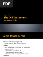 The Old Testament:: Books and Order