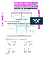 Adición y Sustracción Con Números Naturales para Quinto de Primaria