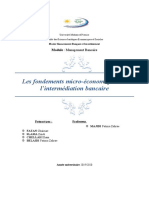 3-Fondement Microeco de L'intermédiation Bancaire