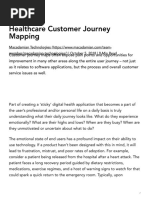 Healthcare Customer Journey Mapping - Macadamian