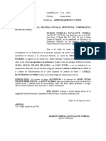 Señora Fiscal de La Segunda Fiscalía Provincial Corporativa Penal de Piura. Apersonamiento, Caso Sharon Escalante