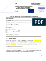 Projet - Contrat de Travail Journalier À Durée Déterminée