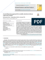 A Novel Bayesian Approach For Variable Selection in Linear Regression Models