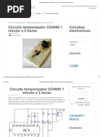 Circuito Temporizador CD4060 1 Minuto A 2 Horas - Circuitos Electrónicos