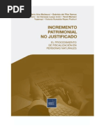 Incremento Patrimonial No Justificado PDF