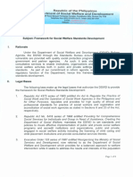 Framework For Social Welfare Standards Development