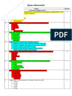 Itemi Igiena Generala Cu Raspunsuri PDF