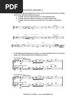 Transposing Instruments Exercises 1