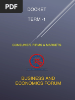 Docket Term - 1: Business and Economics Forum