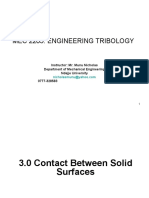 Mec 2205: Engineering Tribology