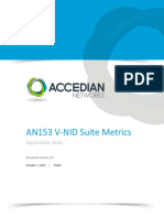 AN153 V-NID Suite Metrics: Application Note