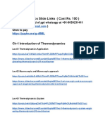 Thermodynamics Slide Links 