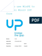 How To Use Winpe To Install Win10 Iot Core: Revision