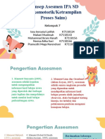 Konsep Asesmen IPA SD (PsikomotorikKetrampilan Proses Sains)