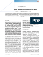 Porcel (2012) Clinical Implications of Pleural Effusions in Ovarian Cancer