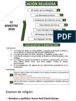 Evaluación Religión IV Bimestre Itamar Davila. (1) .