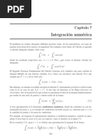 Estimación de Integrales Mediantes Diversos Métodos de Análisis Numérico