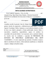 Carta Alianza Estrategica