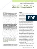 Bobbin, Nonmultiplexed Array, and Multiplexed Array Eddy Current Probes For Heat Exchanger Inspection