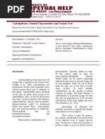 Carbohydrates: General Characteristics and Various Tests