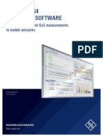 R&S®Romes4 Drive Test Software: Mobile Coverage and Qos Measurements in Mobile Networks