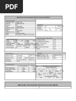 Welding Procedure Specification (WPS)