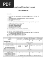 Conventional Fire Alarm Panel User Manual