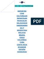 Lista de Canales PDF