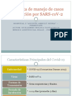 Propuesta de Manejo de Casos de Infección Por SARS-coV-2