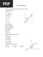 Funciones Vectoriales (Formulario)