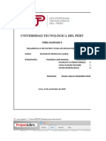 Tarea 4 Edt Desarrollo de Estructura de Desglose de Trabajo