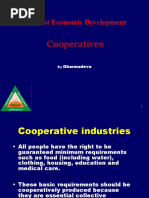 Proutist Economic Development: Cooperatives