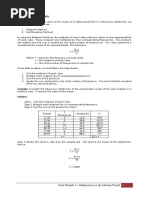 Module 2 Grouped Data