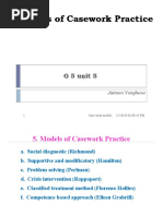 Models of Casework Practice