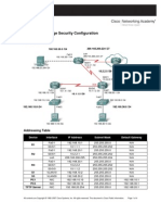 Lab 4.6.2 Challenge Security Configuration