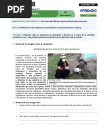 Ficha de Autoaprendizaje Semana 3 Ciencia y Tecnologia 5° Grado PDF