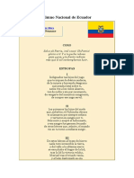 Himno Nacional de Ecuador