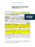 Promesa Compraventa de Cosa Futura - Utilidades